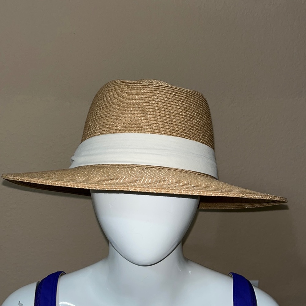 FURTALK Womens Mens Wide Brim Straw Panama Hat Fedora